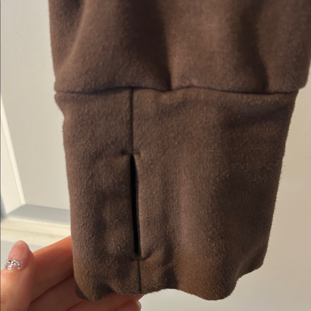 Born Primitive Brown Cropped Hoodie with Logo - Picture 4 of 6